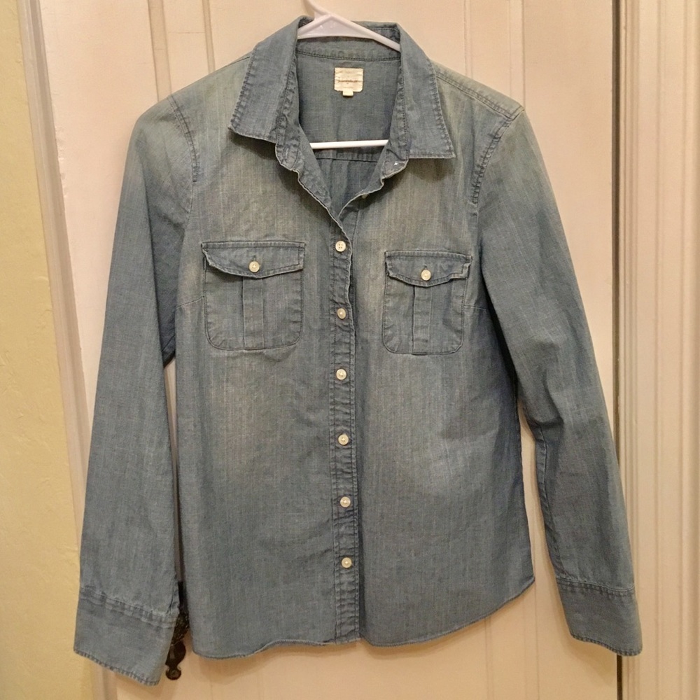 J. Crew chambray shirt